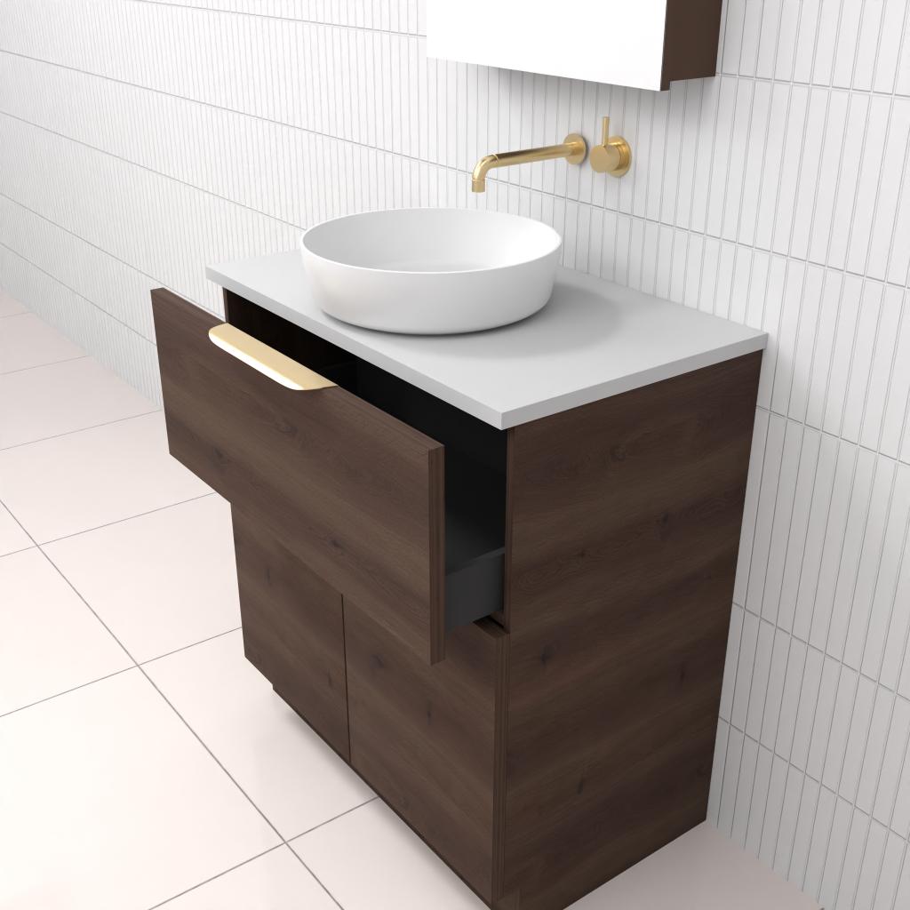 Marlee - 750mm Chestnut Freestanding Vanity