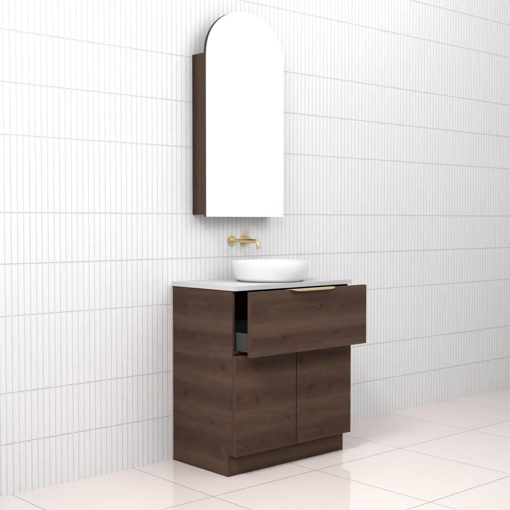 Marlee - 750mm Chestnut Freestanding Vanity