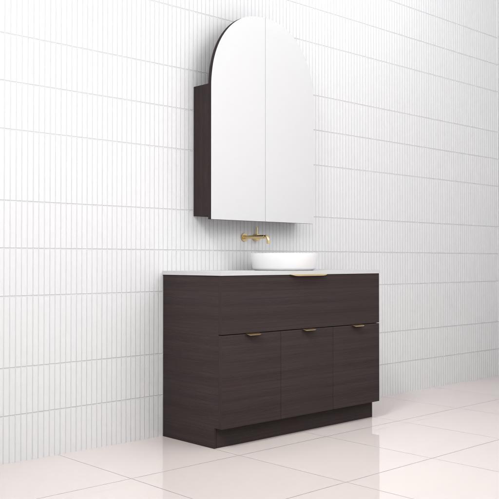 Marlee - 1200mm Espresso Oak Freestanding Vanity