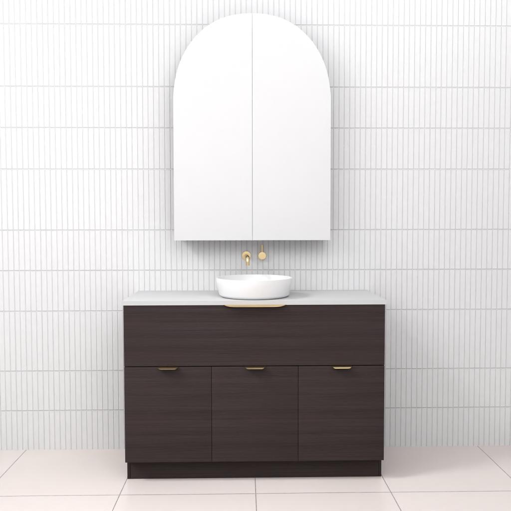 Marlee - 1200mm Espresso Oak Freestanding Vanity