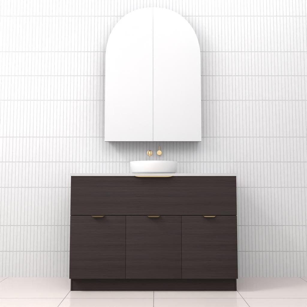Marlee - 1200mm Espresso Oak Freestanding Vanity