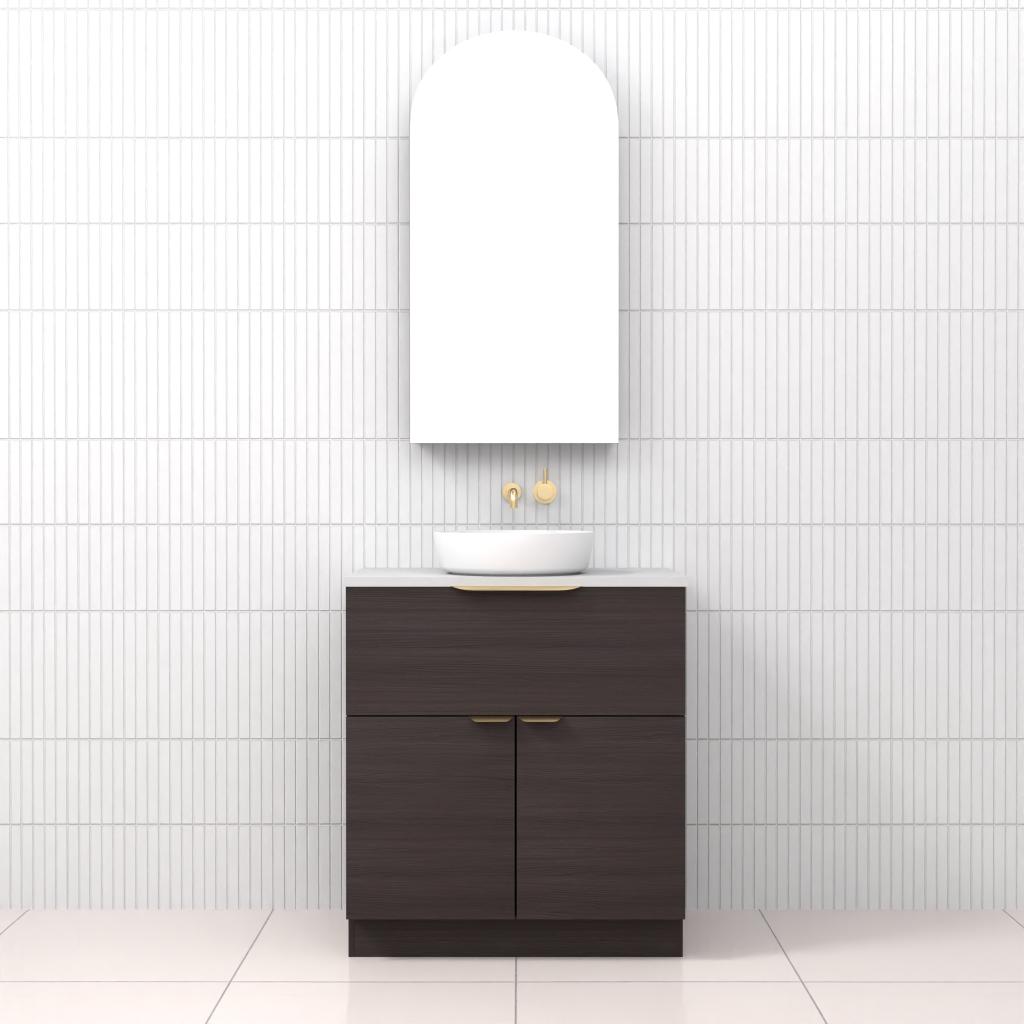 Marlee - 750mm Espresso Oak Freestanding Vanity