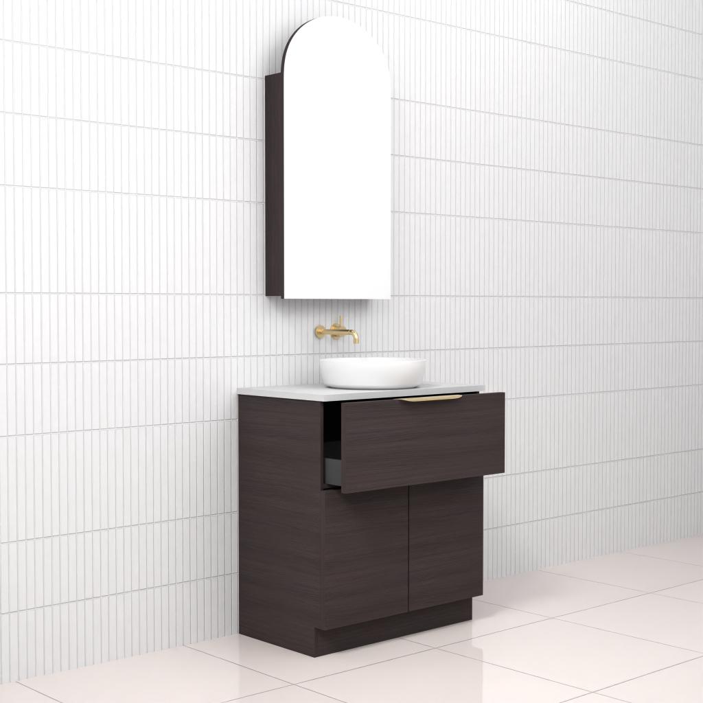 Marlee - 750mm Espresso Oak Freestanding Vanity