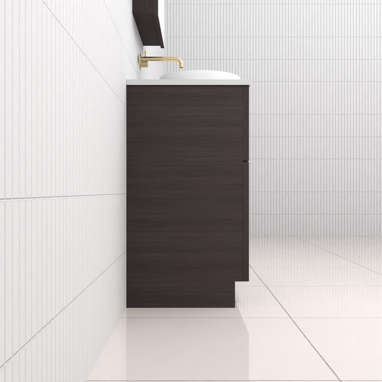Marlee - 900mm Espresso Oak Freestanding Vanity