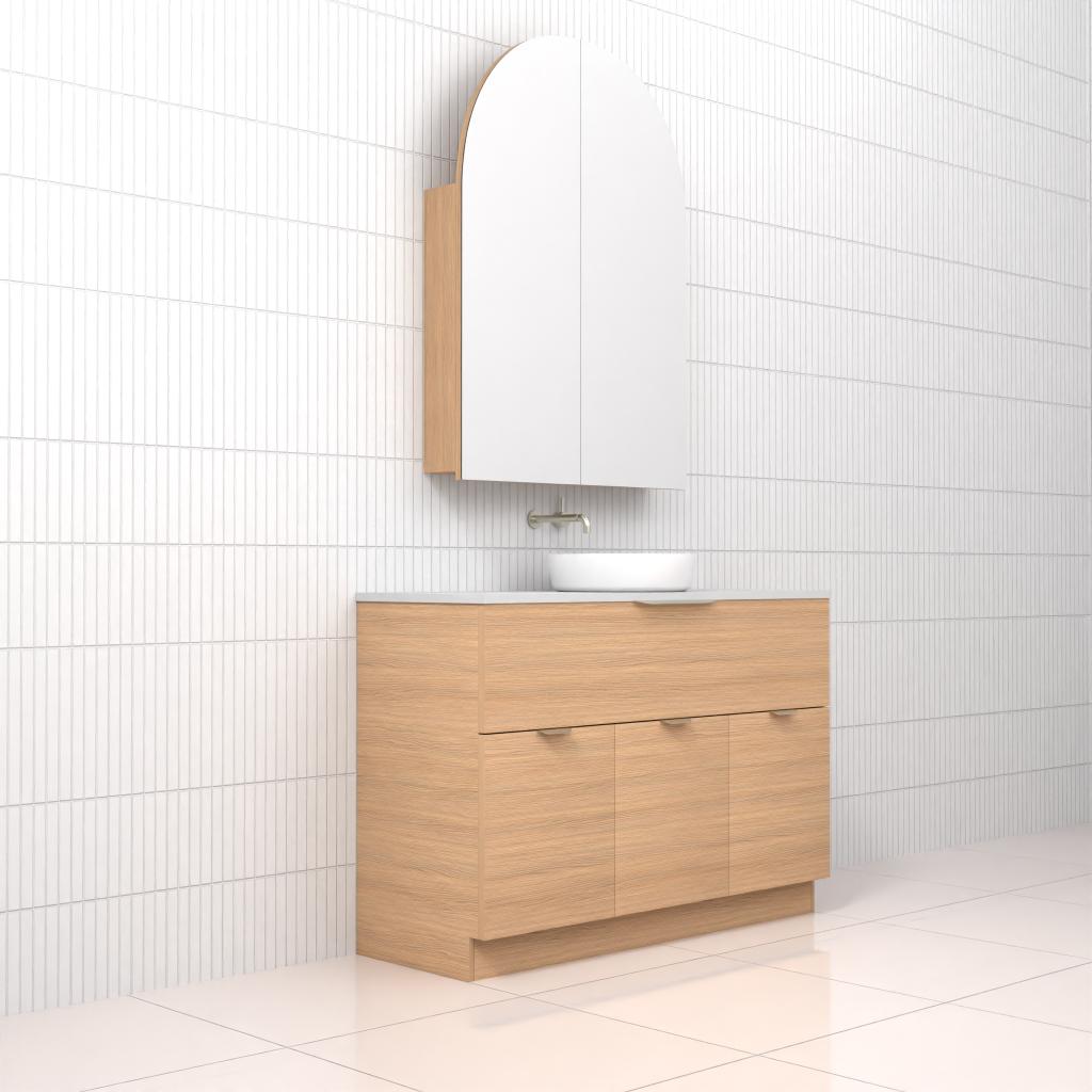 Marlee - 1200mm Nordic Oak Freestanding Vanity