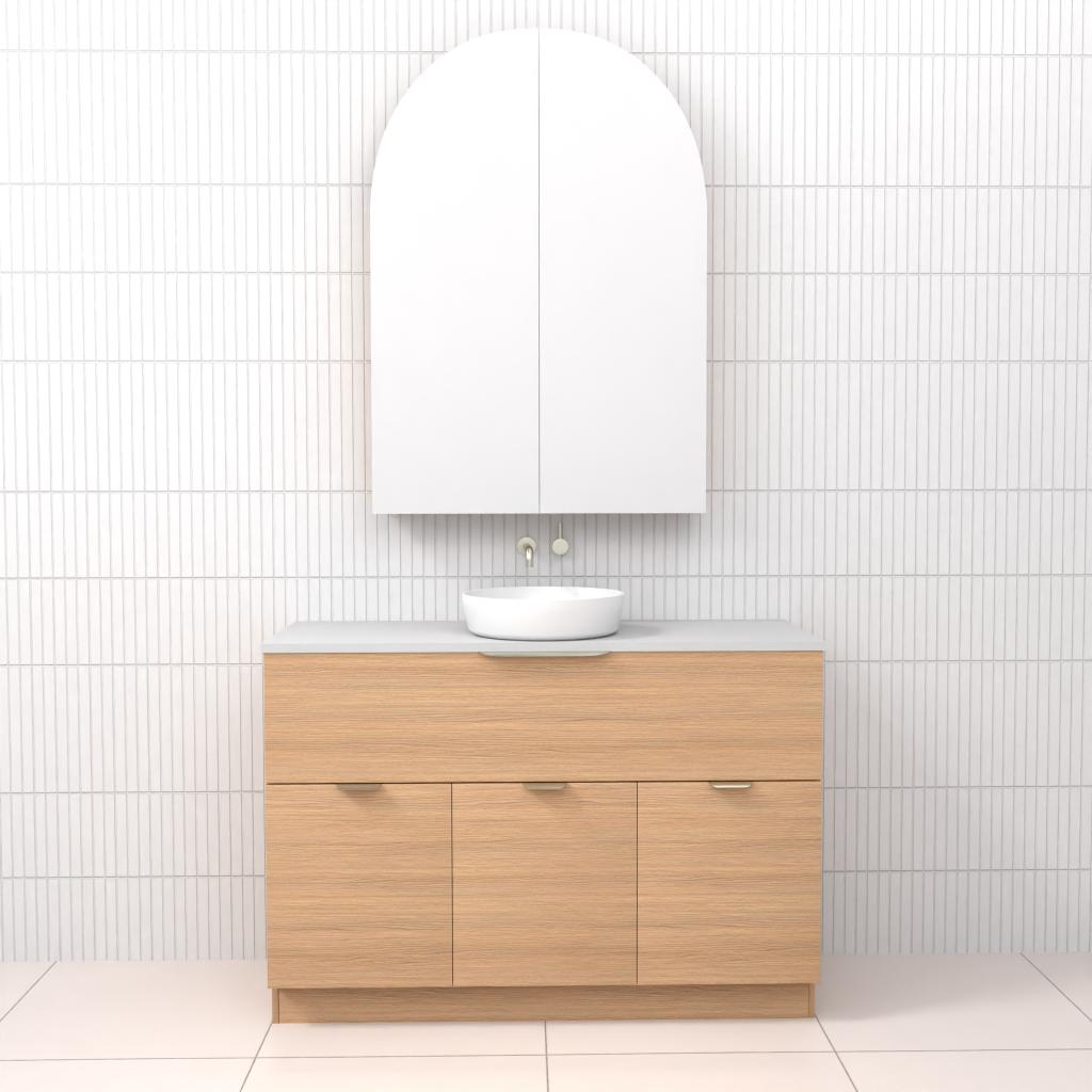 Marlee - 1200mm Nordic Oak Freestanding Vanity
