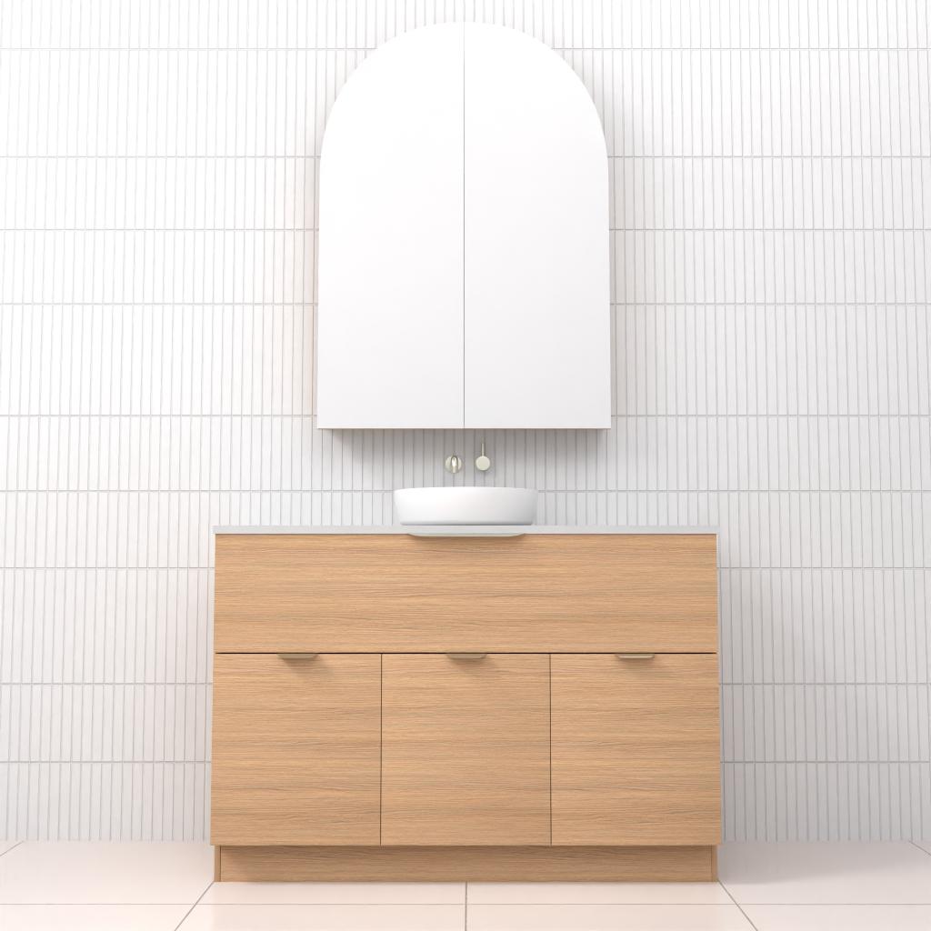 Marlee - 1200mm Nordic Oak Freestanding Vanity