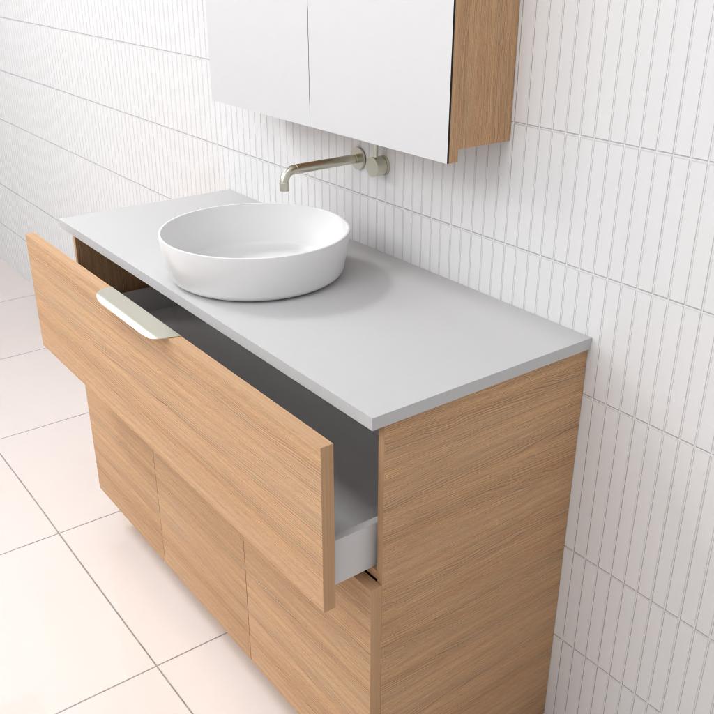 Marlee - 1200mm Nordic Oak Freestanding Vanity