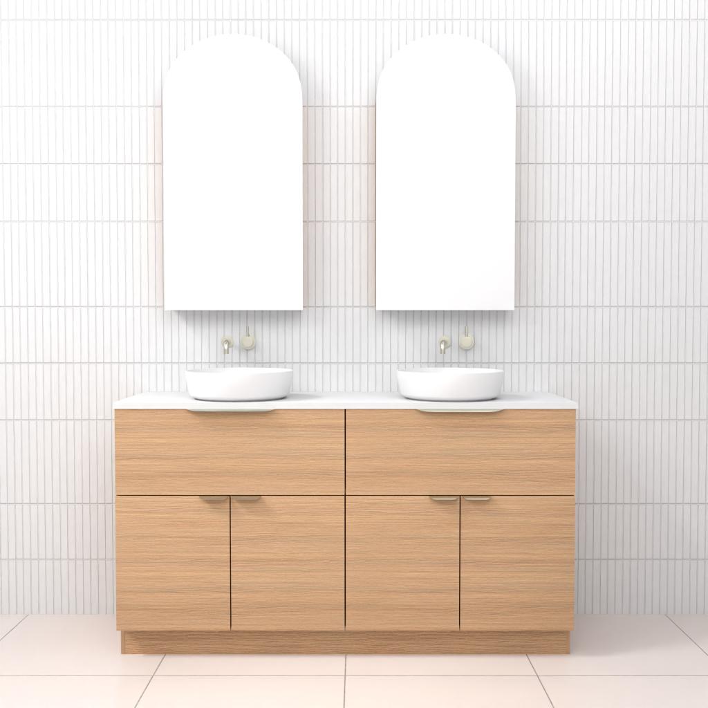 Marlee - 1500mm Nordic Oak Freestanding Vanity