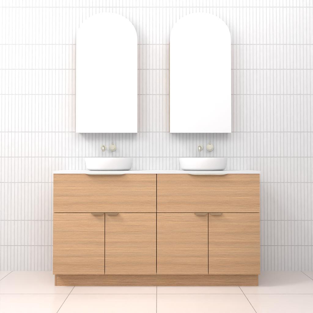 Marlee - 1500mm Nordic Oak Freestanding Vanity