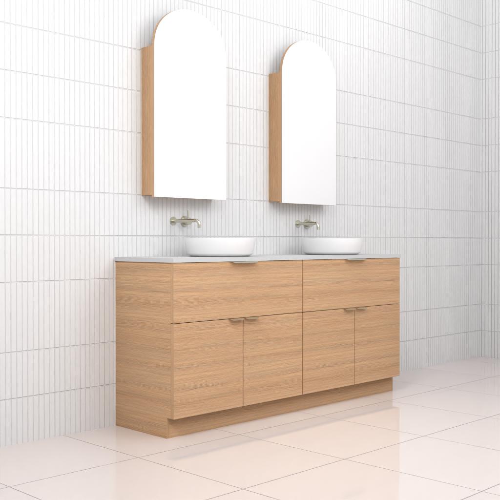 Marlee - 1800mm Nordic Oak Freestanding Vanity