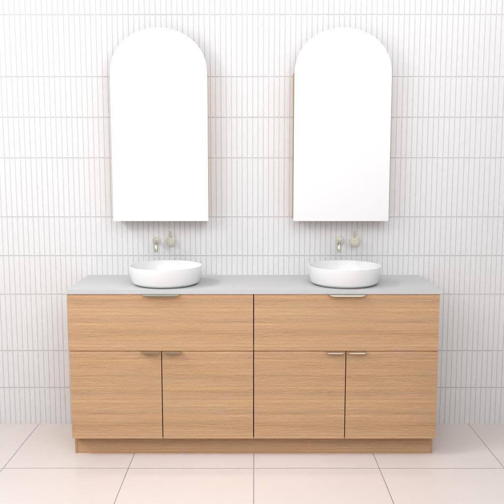Marlee - 1800mm Nordic Oak Freestanding Vanity