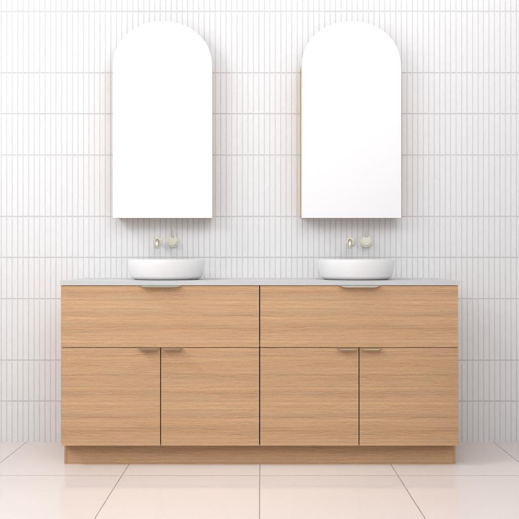 Marlee - 1800mm Nordic Oak Freestanding Vanity