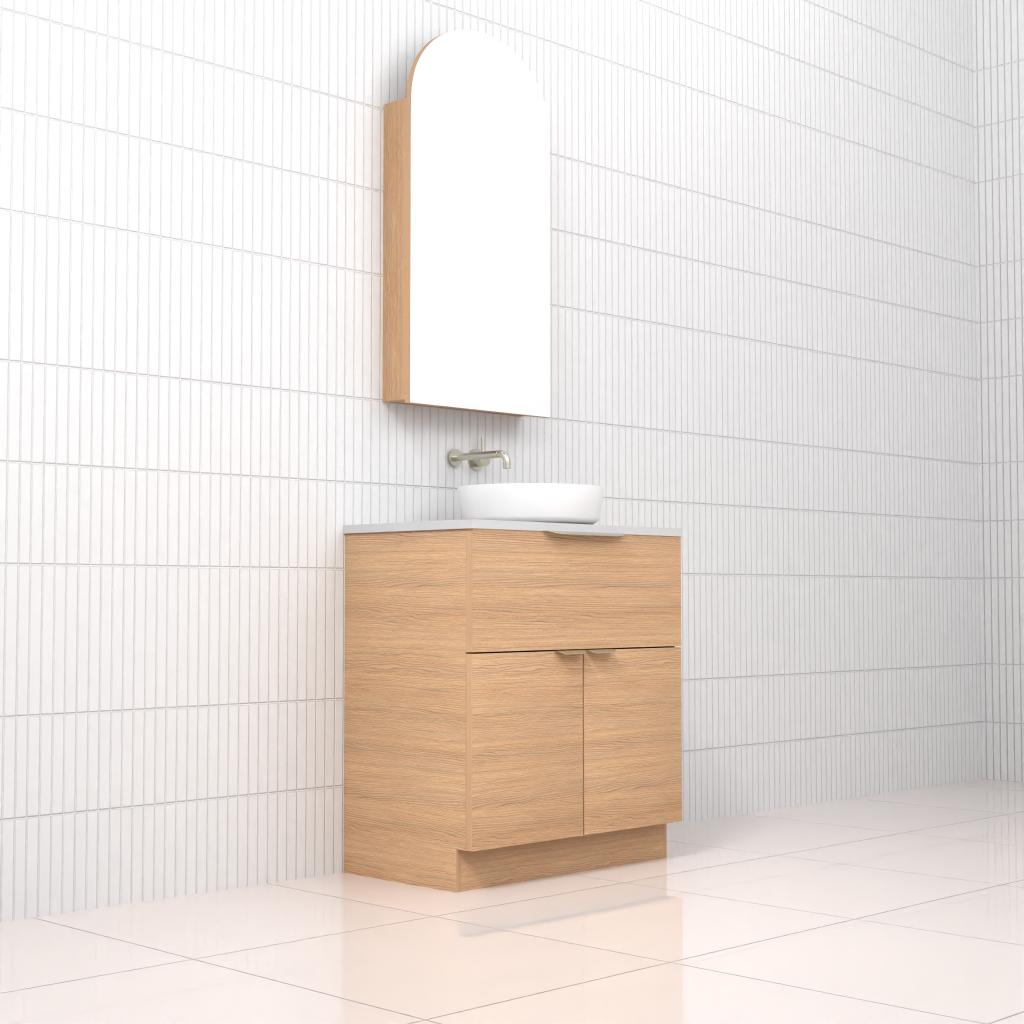 Marlee - 750mm Nordic Oak Freestanding Vanity