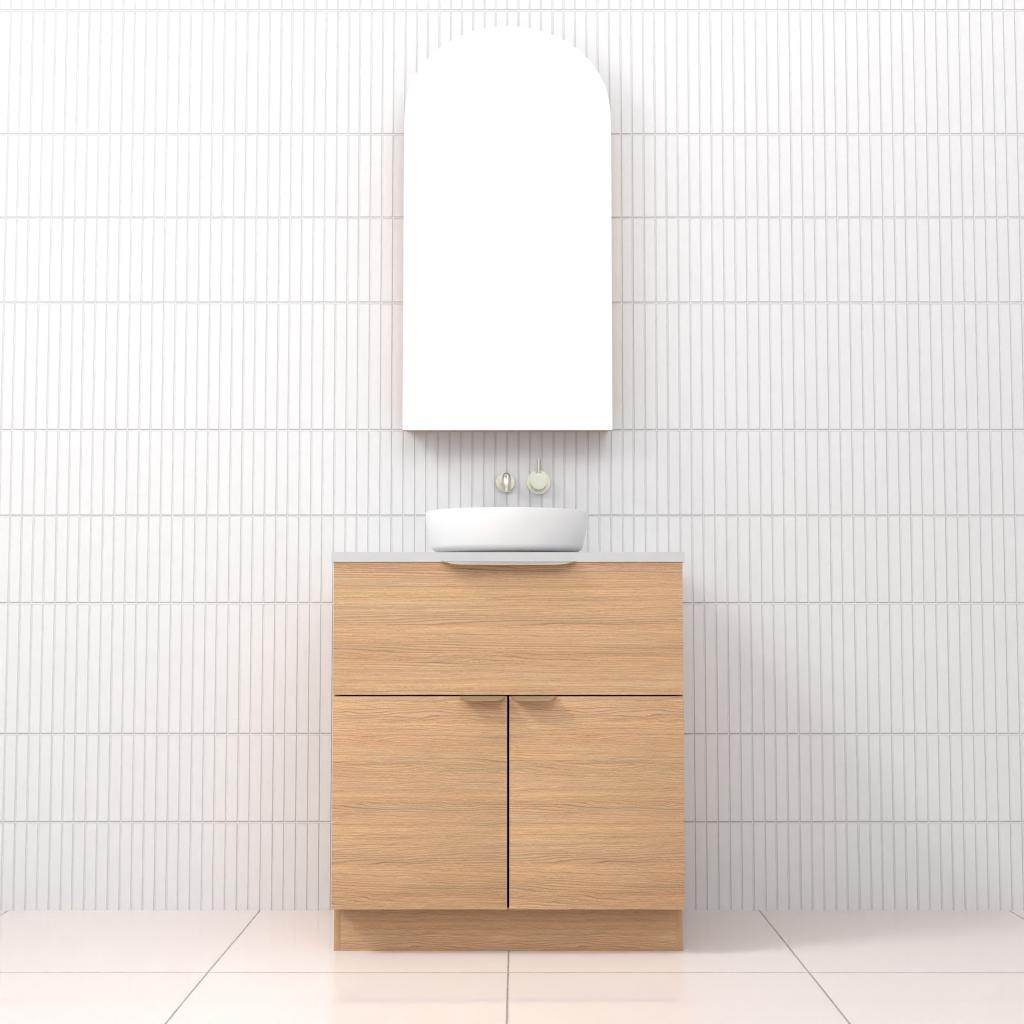 Marlee - 750mm Nordic Oak Freestanding Vanity