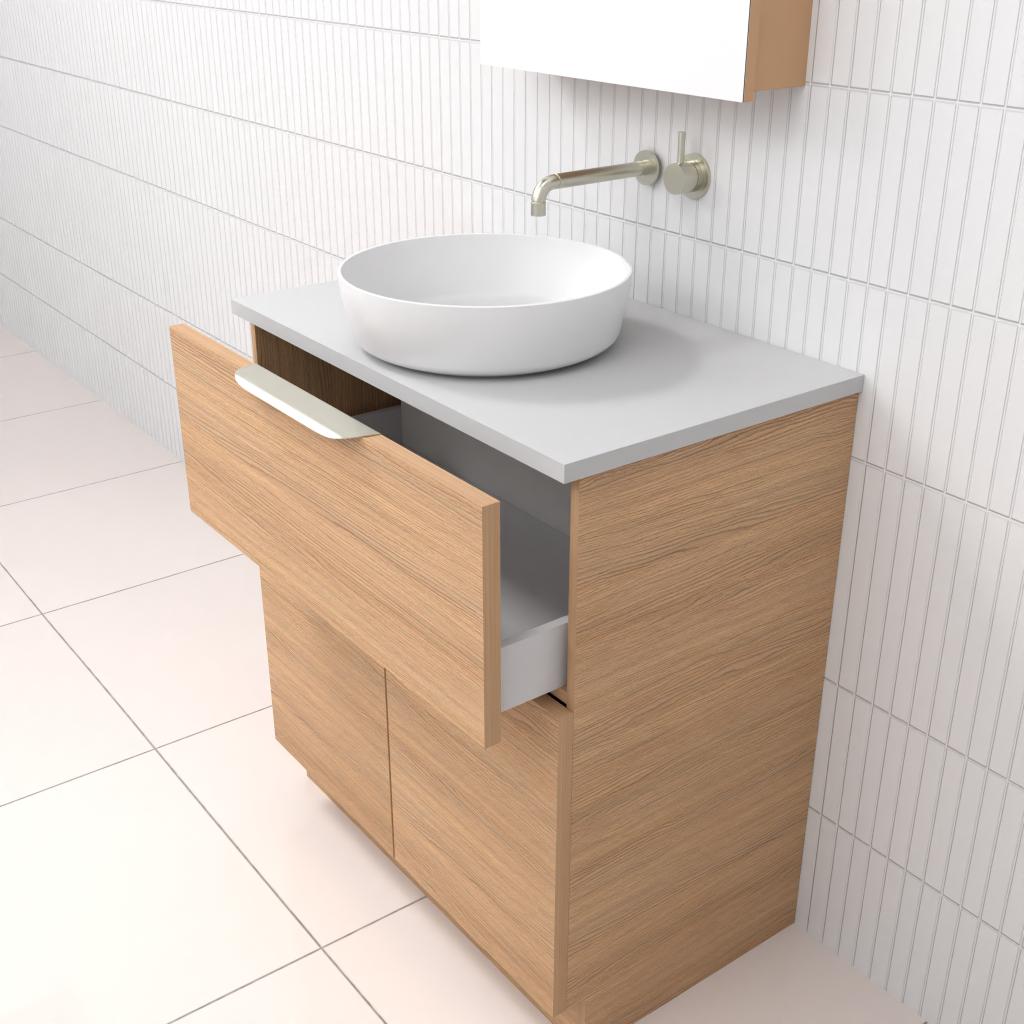 Marlee - 750mm Nordic Oak Freestanding Vanity