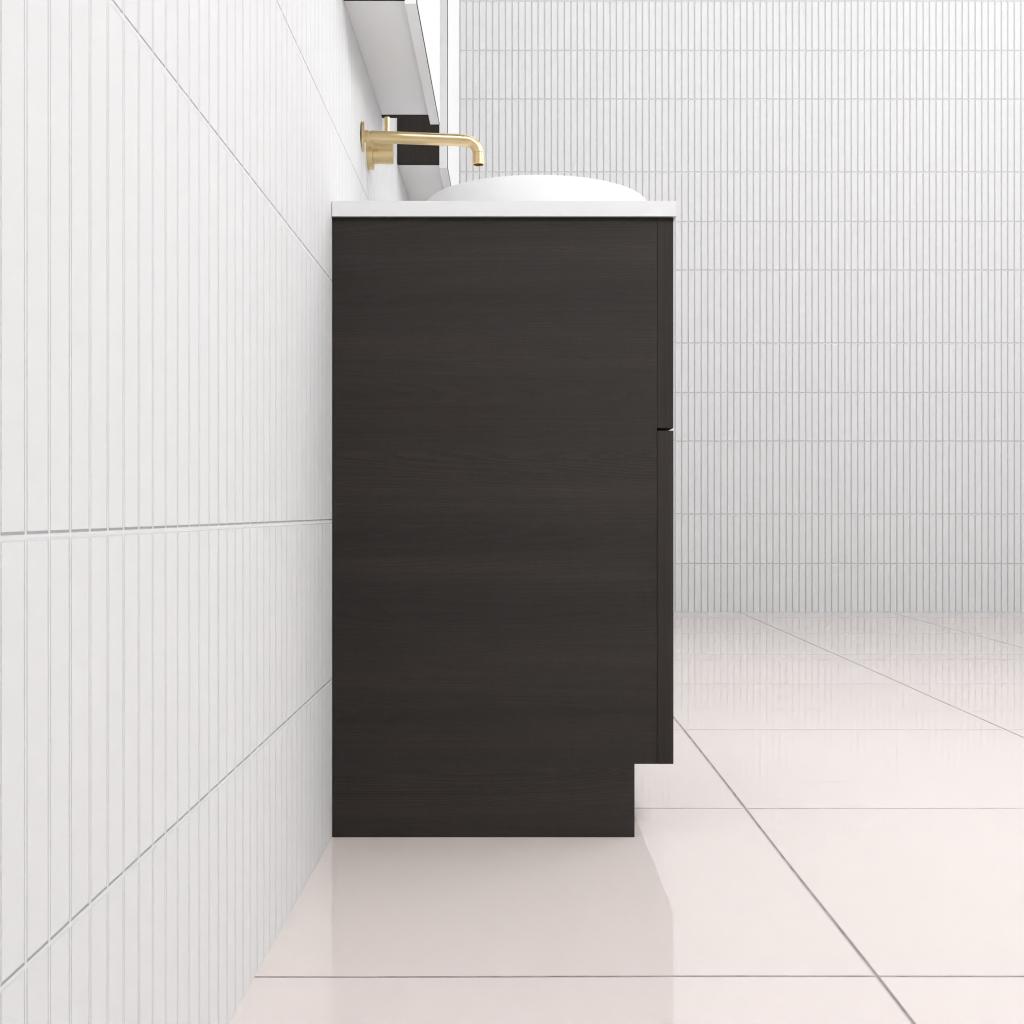 Marlee - 1500mm Smoked Onyx Freestanding Vanity