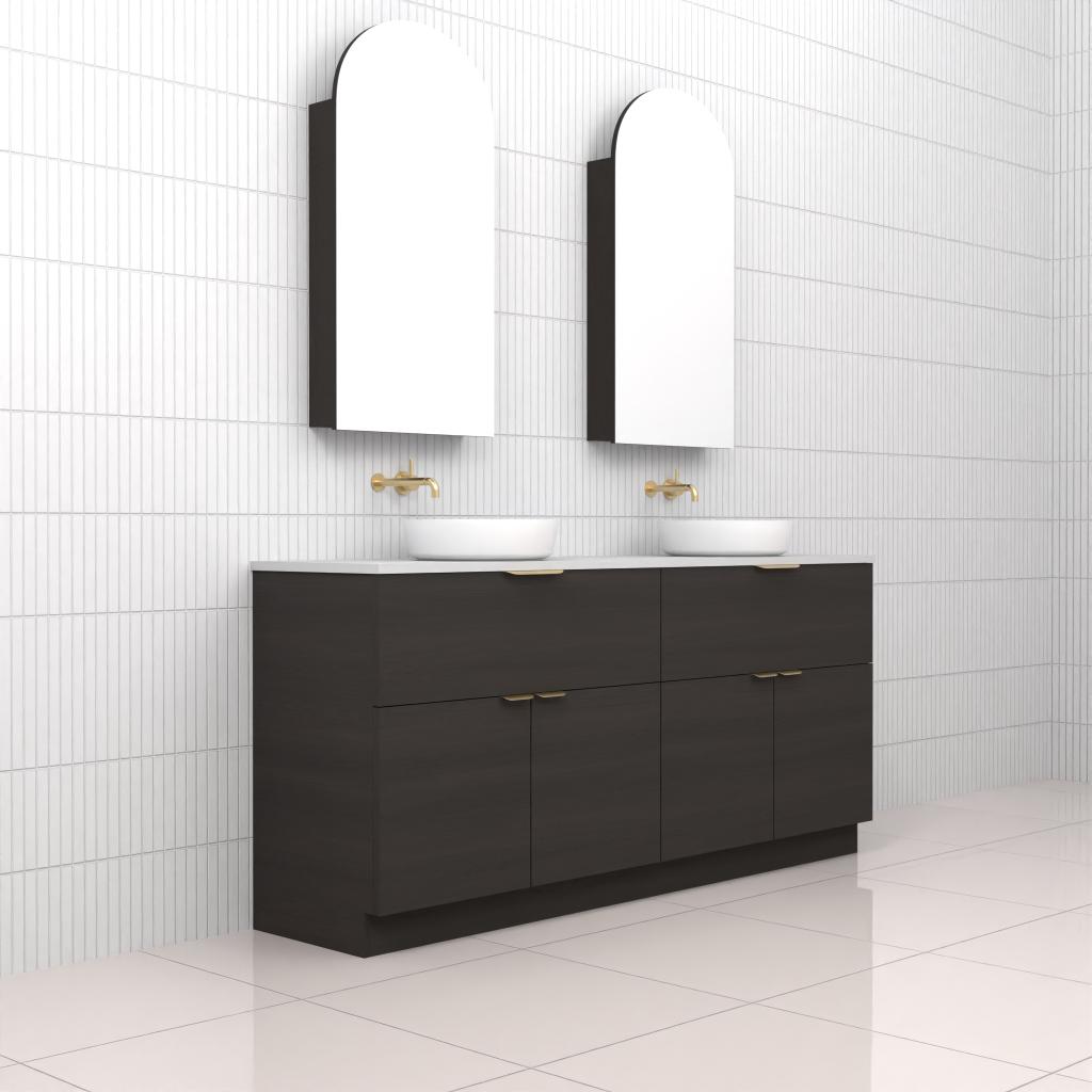 Marlee - 1800mm Smoked Onyx Freestanding Vanity