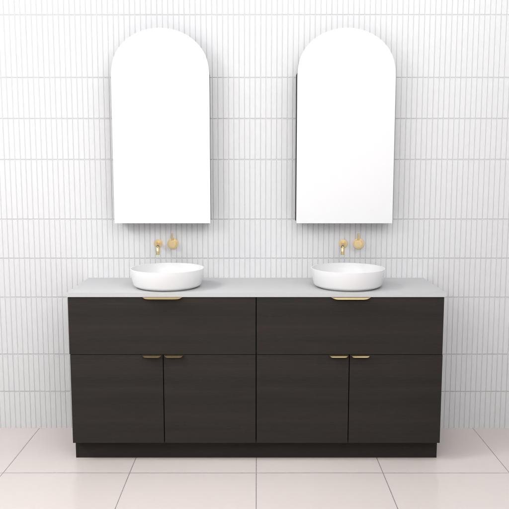 Marlee - 1800mm Smoked Onyx Freestanding Vanity