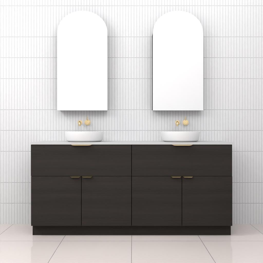 Marlee - 1800mm Smoked Onyx Freestanding Vanity