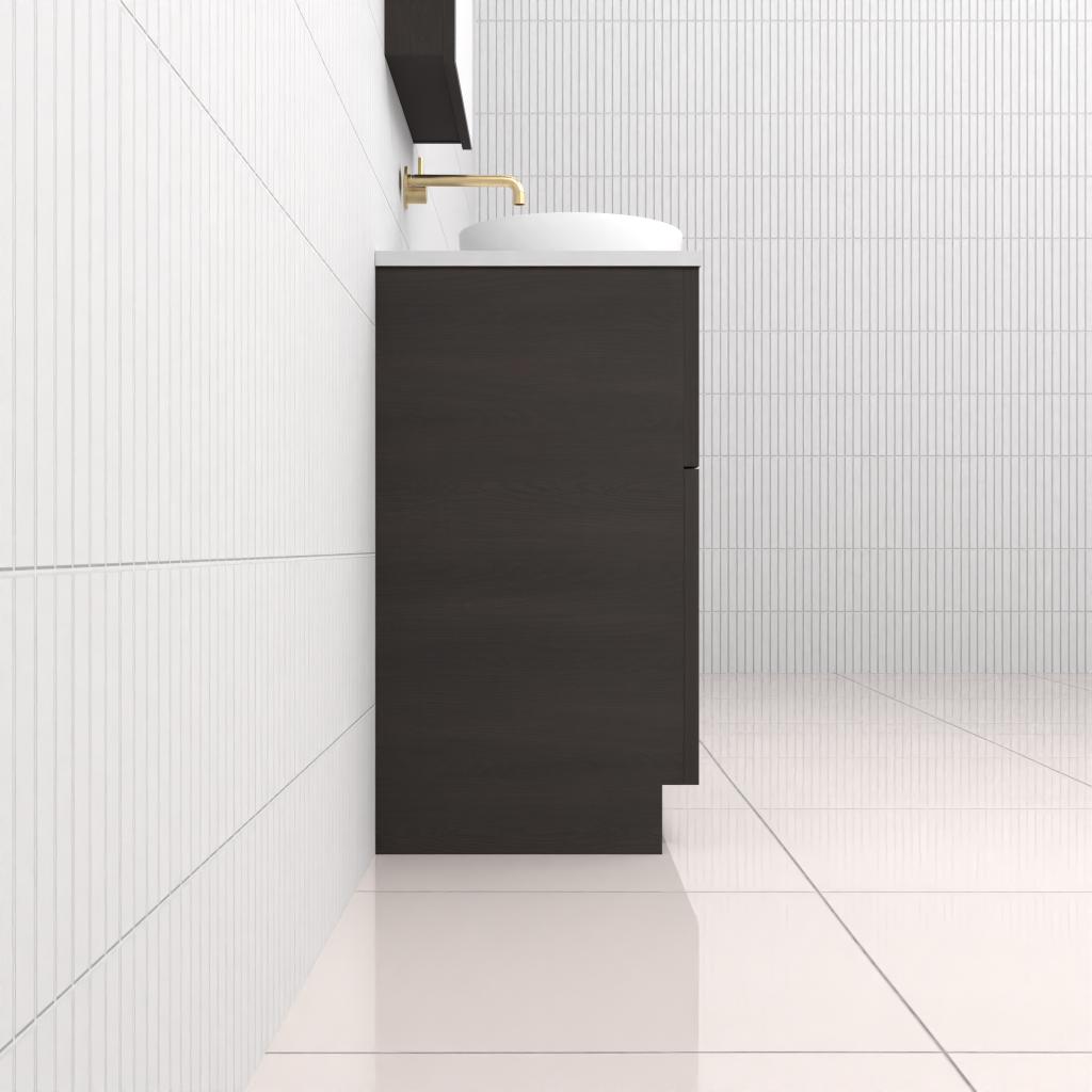 Marlee - 750mm Smoked Onyx Freestanding Vanity