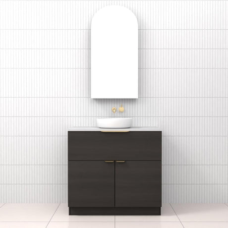Marlee - 900mm Smoked Onyx Freestanding Vanity