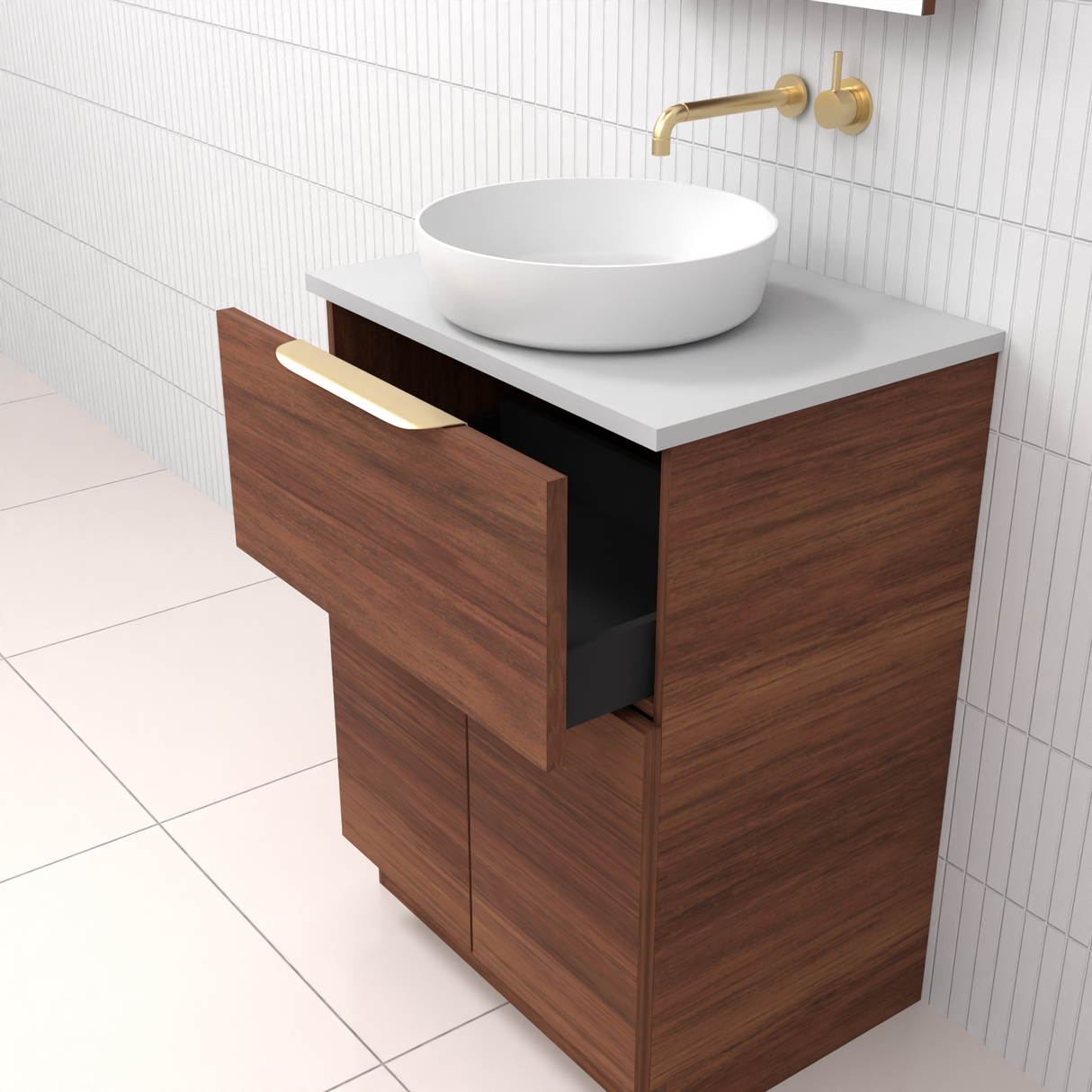 Marlee - 600mm Tasmanian Blackwood Freestanding Vanity