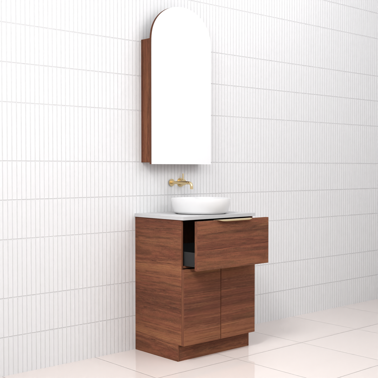 Marlee - 600mm Tasmanian Blackwood Freestanding Vanity