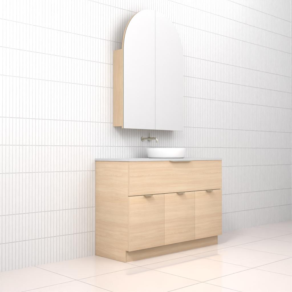 Marlee - 1200mm Vero Oak Freestanding Vanity