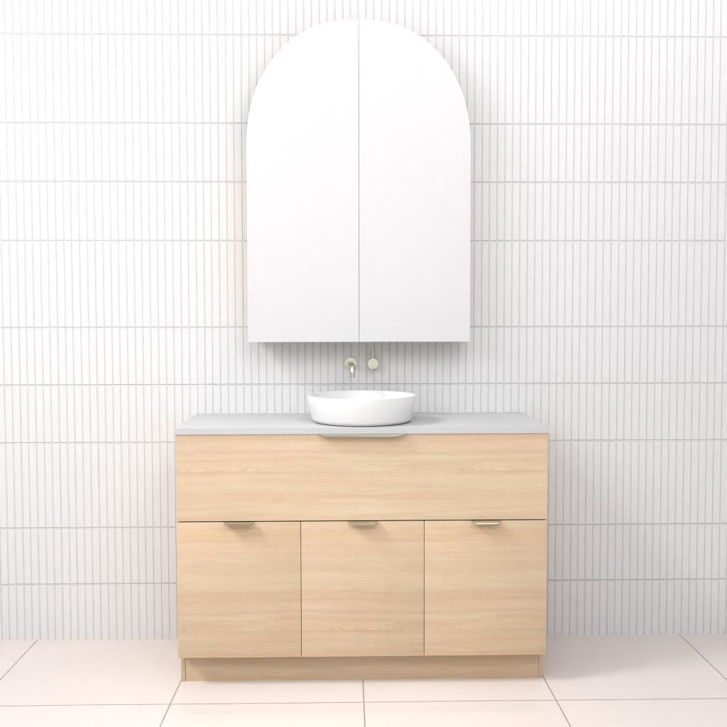 Marlee - 1200mm Vero Oak Freestanding Vanity