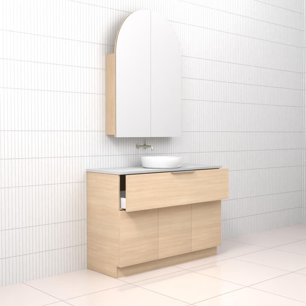 Marlee - 1200mm Vero Oak Freestanding Vanity