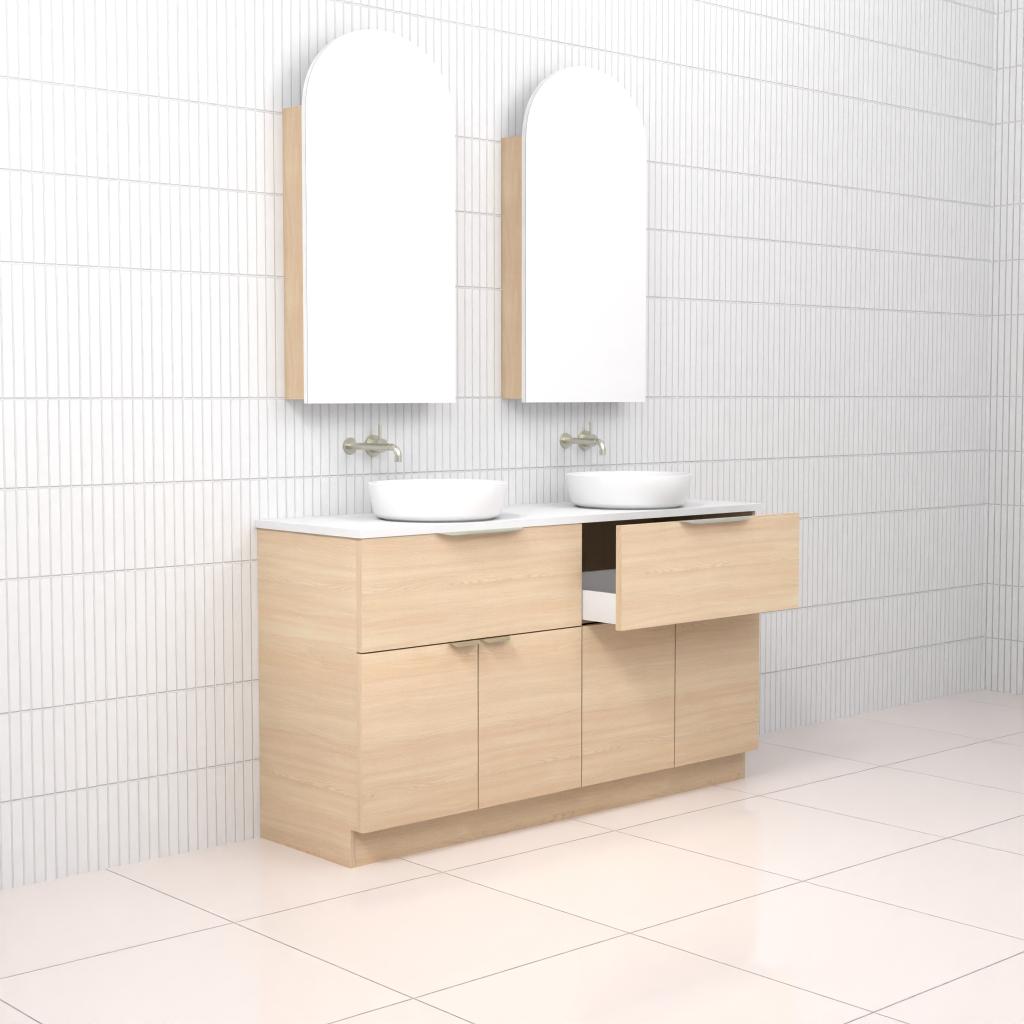 Marlee - 1500mm Vero Oak Freestanding Vanity