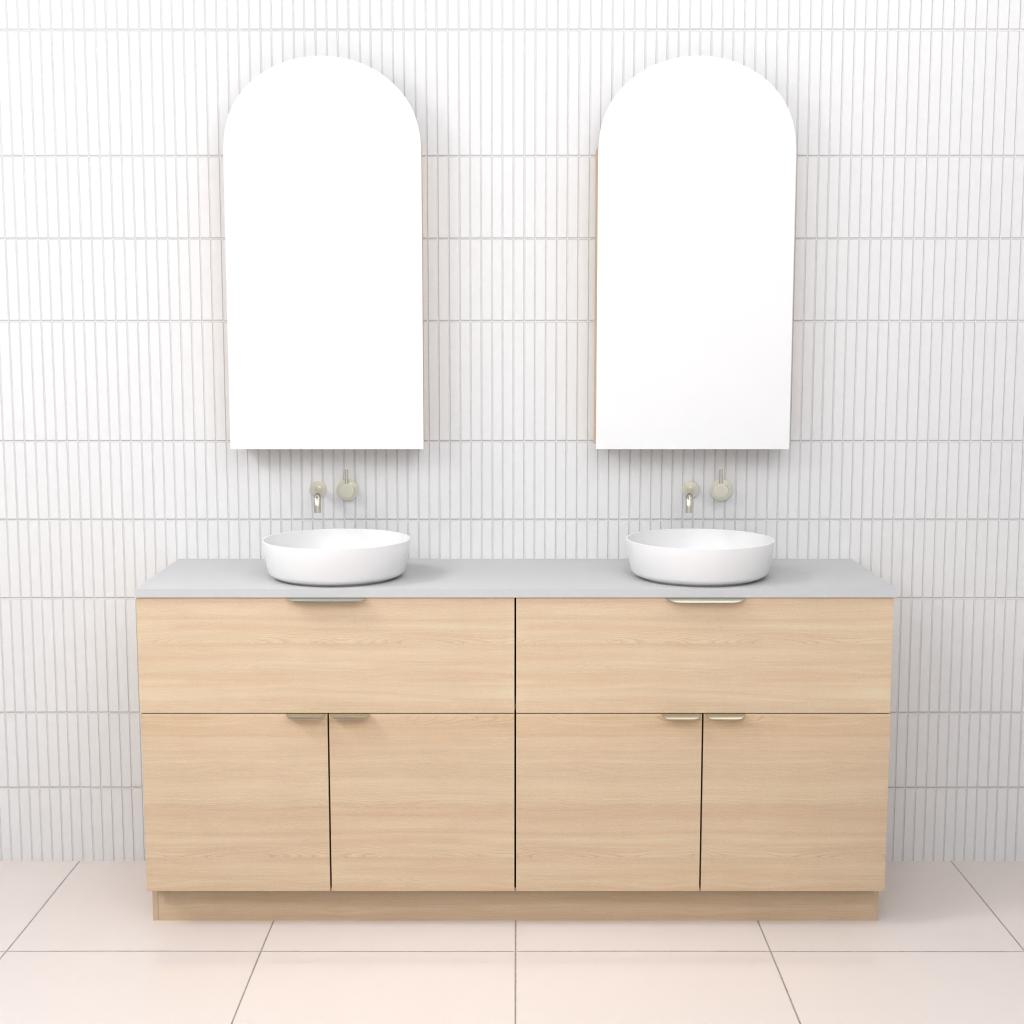 Marlee - 1800mm Vero Oak Freestanding Vanity