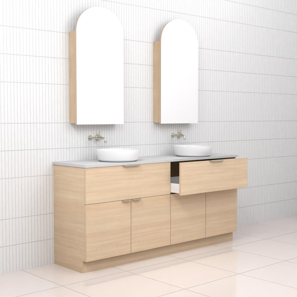 Marlee - 1800mm Vero Oak Freestanding Vanity