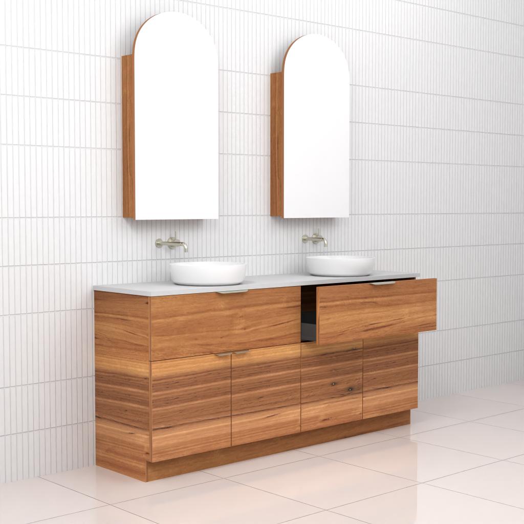 Marlee - 1800mm Blackbutt Freestanding Vanity