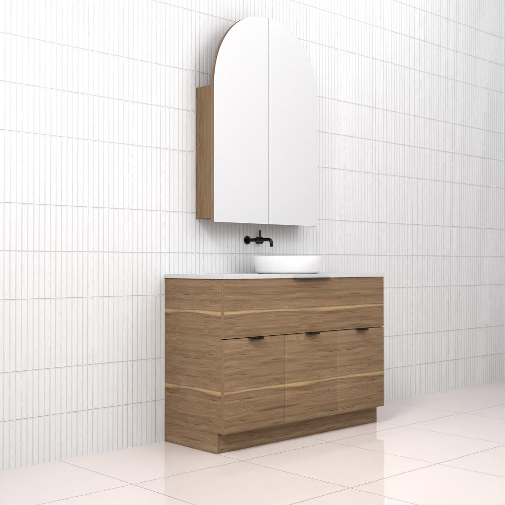 Marlee - 1200mm Tuscan Oak Freestanding Vanity
