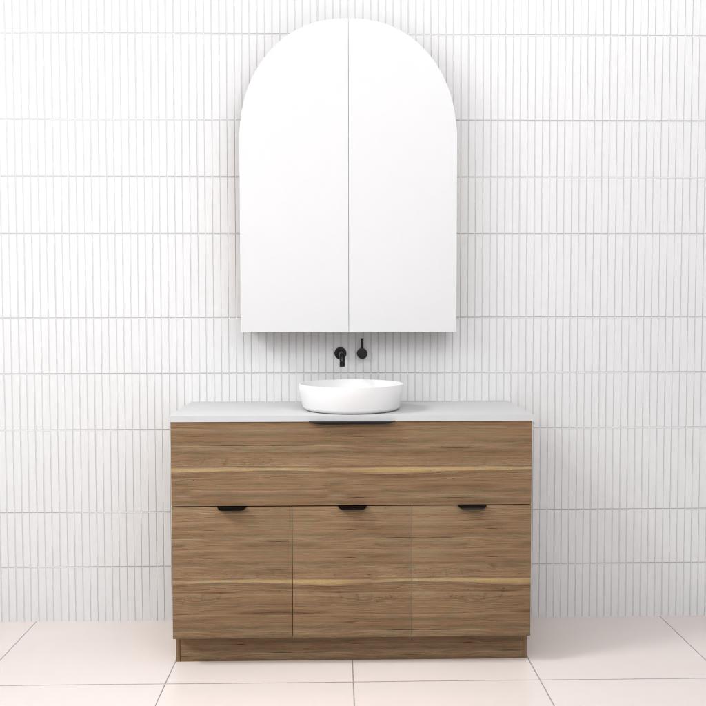 Marlee - 1200mm Tuscan Oak Freestanding Vanity