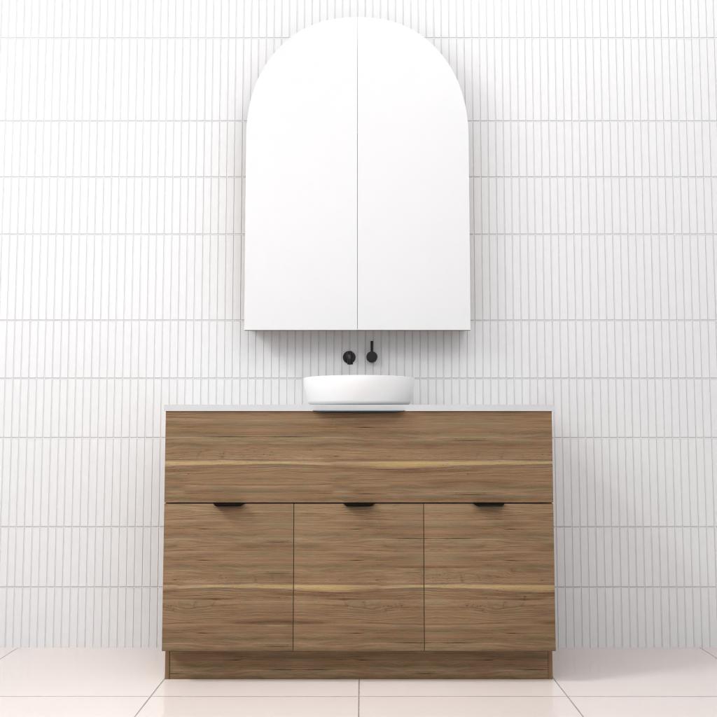 Marlee - 1200mm Tuscan Oak Freestanding Vanity