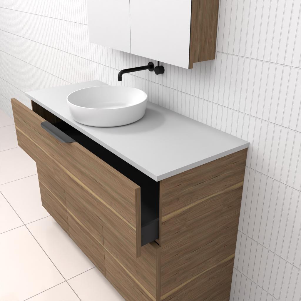 Marlee - 1200mm Tuscan Oak Freestanding Vanity