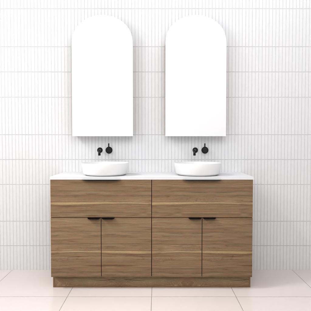 Marlee - 1500mm Tuscan Oak Freestanding Vanity