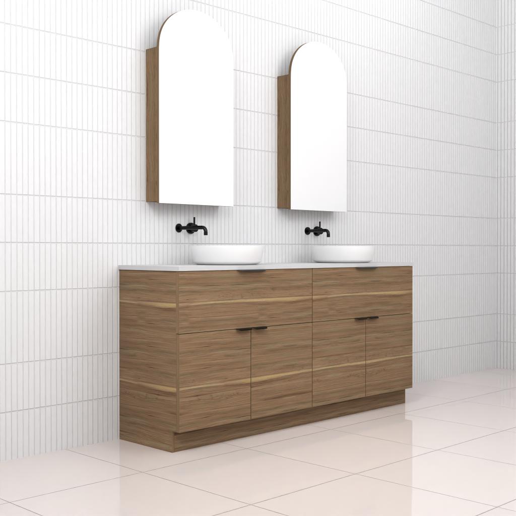 Marlee - 1800mm Tuscan Oak Freestanding Vanity