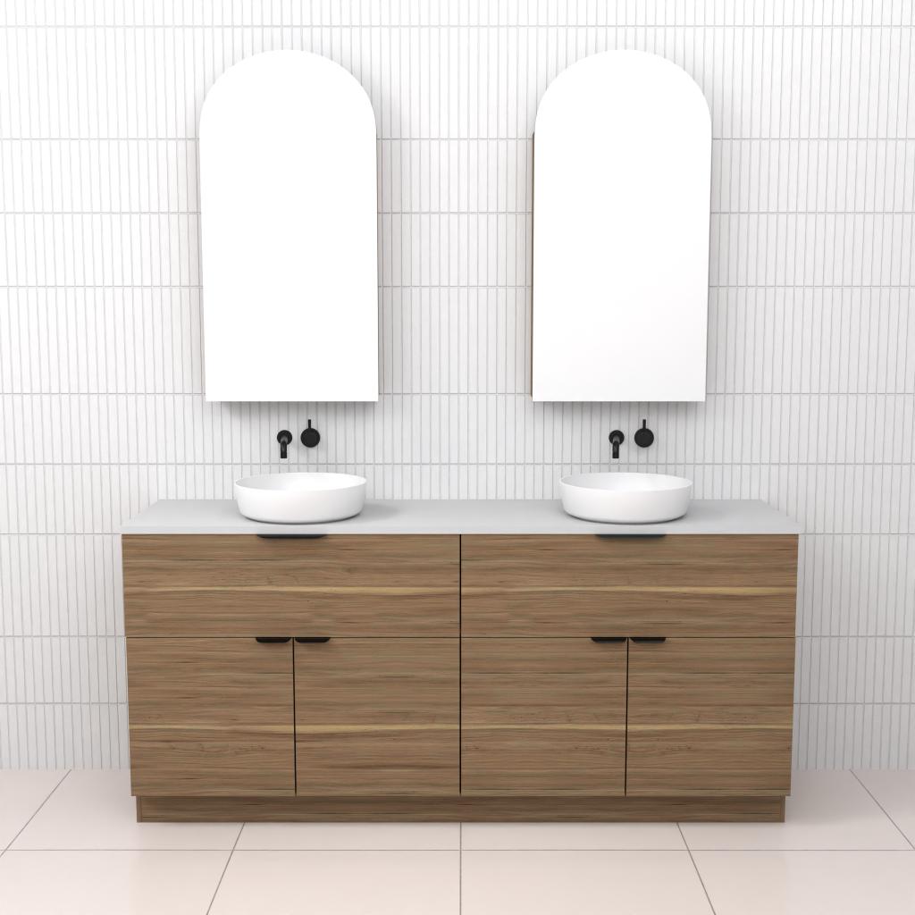 Marlee - 1800mm Tuscan Oak Freestanding Vanity