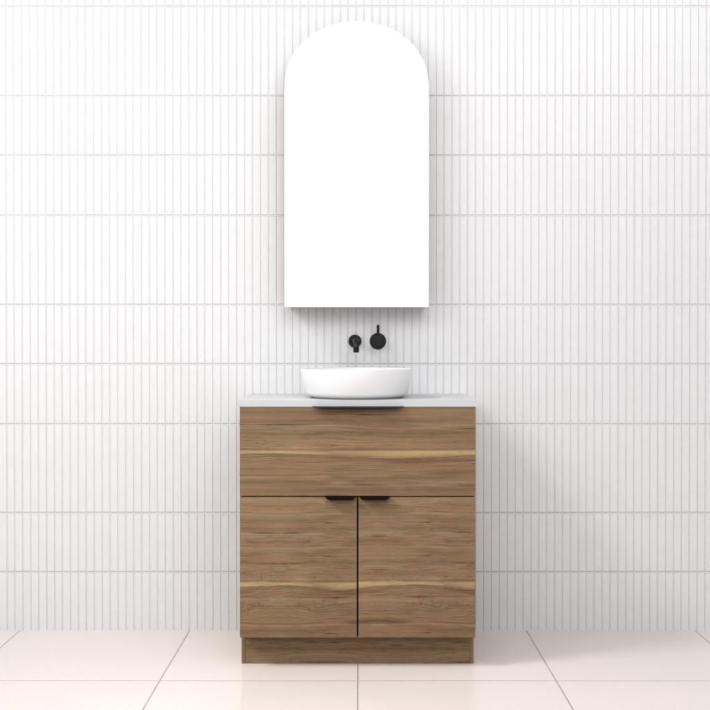 Marlee - 750mm Tuscan Oak Freestanding Vanity