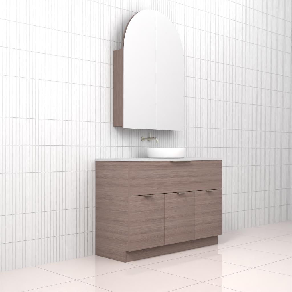 Marlee - 1200mm Urban Oak Freestanding Vanity