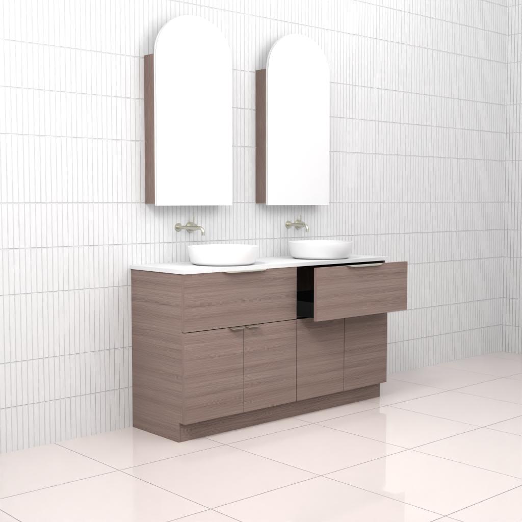 Marlee - 1500mm Urban Oak Freestanding Vanity