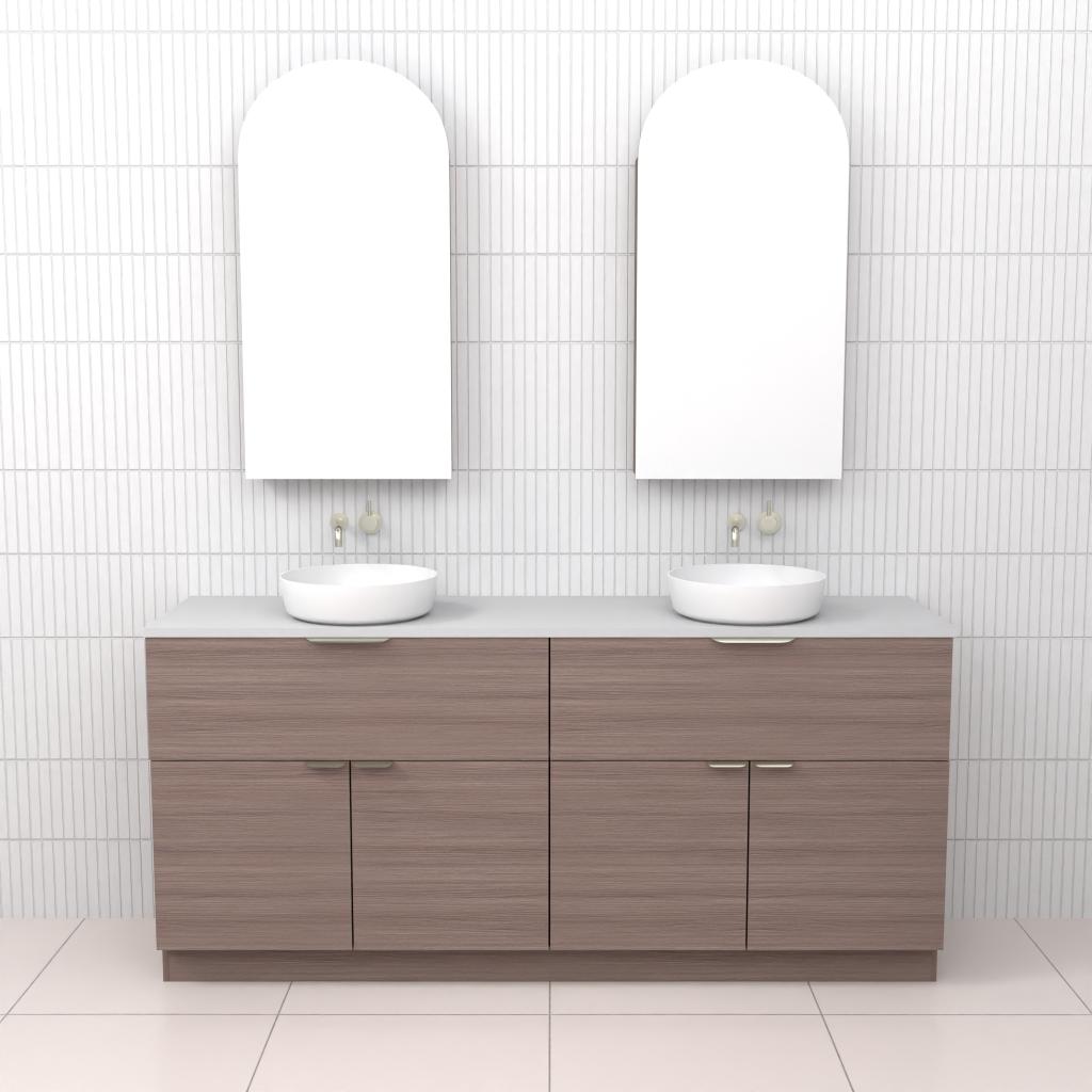 Marlee - 1800mm Urban Oak Freestanding Vanity