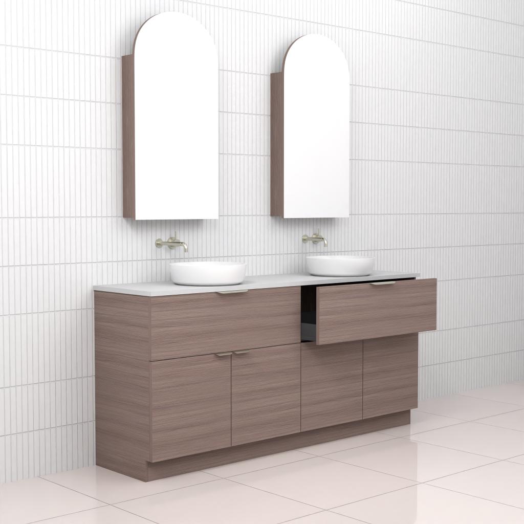 Marlee - 1800mm Urban Oak Freestanding Vanity