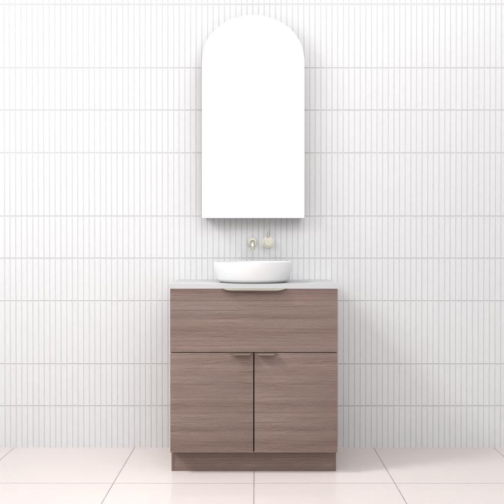 Marlee - 750mm Urban Oak Freestanding Vanity
