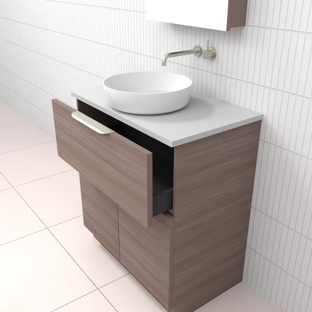 Marlee - 750mm Urban Oak Freestanding Vanity