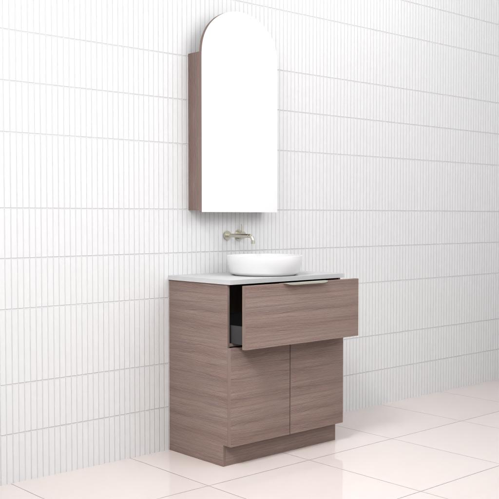 Marlee - 750mm Urban Oak Freestanding Vanity